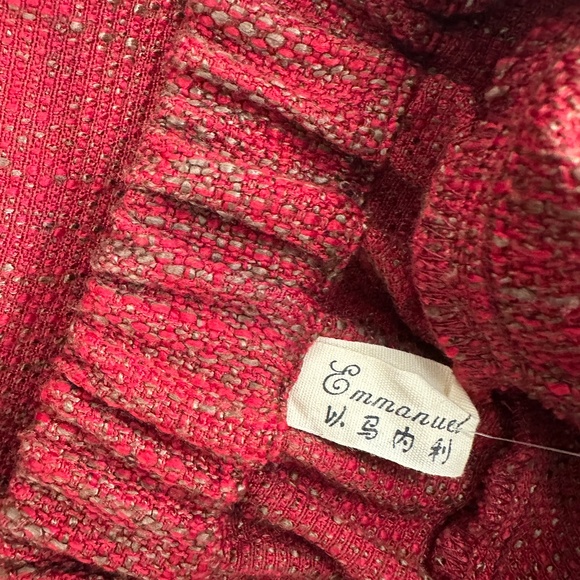 Emmanuel Red Harem Crotch Drop Pants Size Medium(No Size Tag) - Picture 9 of 9